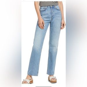 Rag & Bone Alex nonstretch High Waist Straight Leg Jeans 29